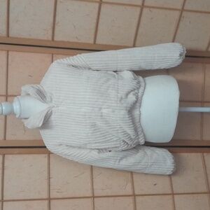 Shein cream color cropped jacket size M